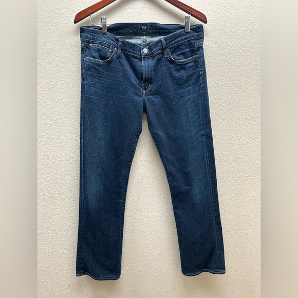 Citizens of Humanity Dark Blue Denim Bootcut Jeans - Picture 3 of 6